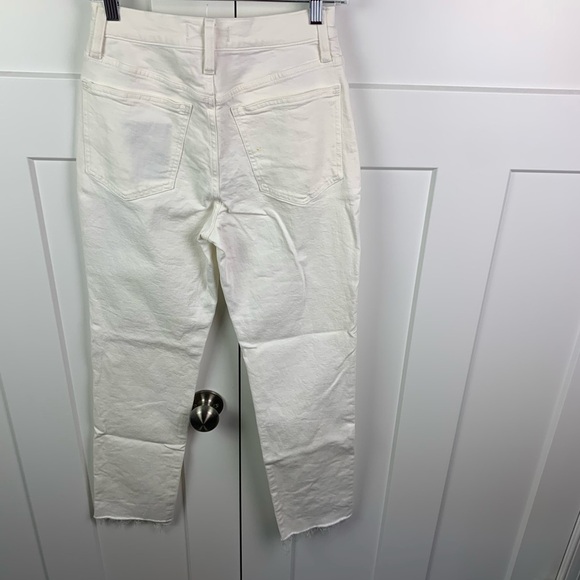 NWT Madewell Size 26 The Perfect Vintage Jean Ivory Winter White - Picture 10 of 14